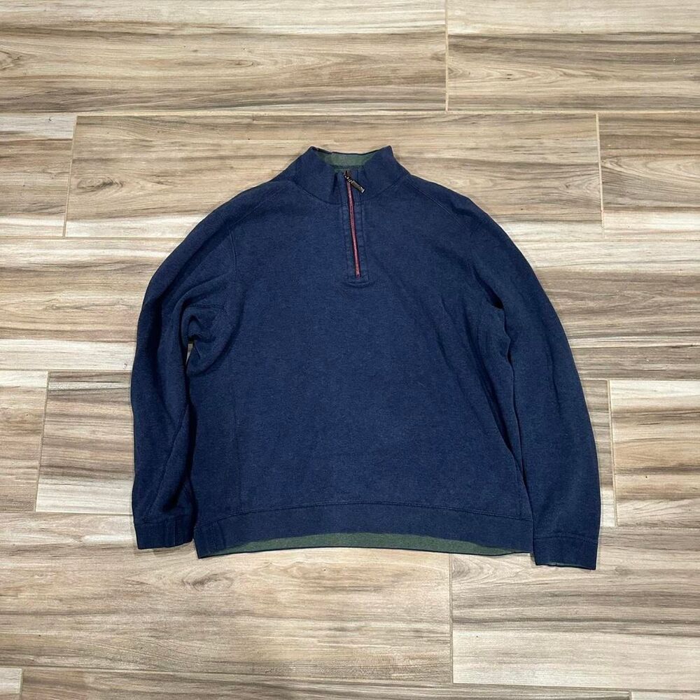 Reversible Tommy-bahama Men's Navy and Blue Sweatshirt